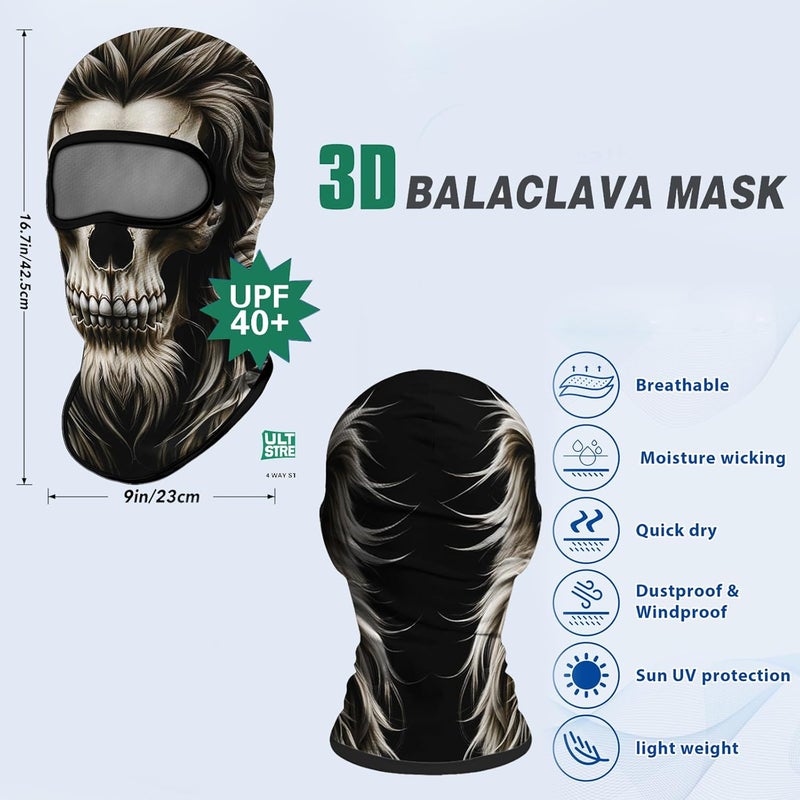Obacle Balaclava Face Mask Men Women Lightweight for Ski Hunting Cycling Fishing - Image 3